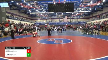 120 lbs Consi Of 8 #2 - Jake Mitchell, Cumberland Valley vs Luke Morley, Conestoga Valley