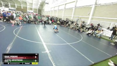 92 lbs Round 3 (4 Team) - Austin Armstrong, Idaho 1 vs Isaac Perkins, Sanderson Wrestling Academy