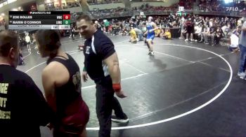 138 lbs Cons. Round 1 - Marin O`Connor, Little Hammers Wrestling Club vs Zoe Bolles, Wayne Wrestling Club