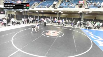 110 lbs 7th Place Match - Sydney Stieb, Unattached vs Evalyn Idzik, Unattached