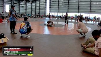 132 lbs Finals (8 Team) - Brailey Jackson, Tazmanian Devils vs Morgan Leonhardt, Foxfire