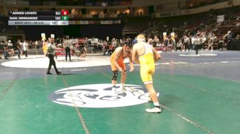 4A 215 lbs Cons. Round 2 - Adrien Lovato, Belen vs Saul Hernandez, Taos