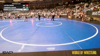 130 lbs Round Of 16 - Layten Cross, Brushy Wrestling Club vs Cameron Carter, Cory Clark Wrestling