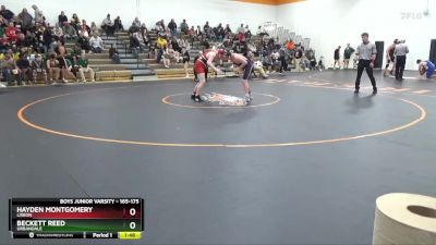 165-175 lbs Round 3 - Beckett Reed, Urbandale vs Hayden Montgomery, Lisbon