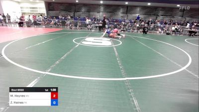 138 lbs Quarterfinal - Madeline Haynes, MO vs Zoey Haines, PA