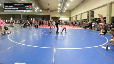 50 lbs Rr Rnd 1 - Kaia Gates, CT Whale Orca vs Madison Dragon, ICWL Bruisers Girls