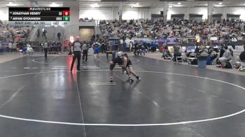AA 190 lbs Cons. Round 2 - Jonathan Henry, Clarksville High School vs Arvin Otoukesh, Green Hill High School