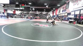 126 lbs Cons. Round 2 - Solomon Resnick, Capistrano Valley vs Royal Campoverde, Diamond Ranch