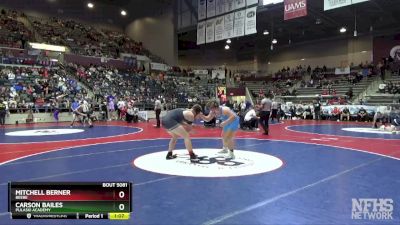 5A 215 lbs Cons. Round 1 - Carson Bailes, Pulaski Academy vs Mitchell Berner, Beebe