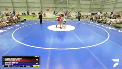 132 lbs Round 2 (8 Team) - Kyler Schalesky, North Dakota Blue vs Brodie Smith, Arkansas