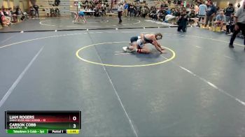 130 lbs Round 2: 1:30pm Fri. - Carson Cobb, Soldotna vs Liam Rogers, Eagle River High School