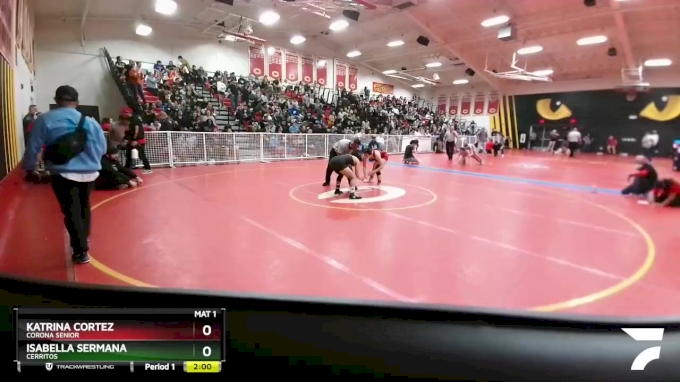 126 lbs Semifinal - Isabella Sermana, Cerritos vs Katrina Cortez, Corona Senior