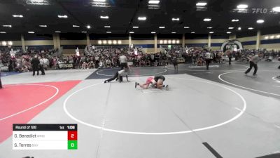 138 lbs Round Of 128 - Gunner Benedict, Wright Wr Acd vs Shawn Torres, Silverback WC