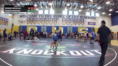 120 lbs Champ. Round 1 - Vanessa Whitelock, Trident Wrestling vs Addison McMahon, Stoneman Douglas