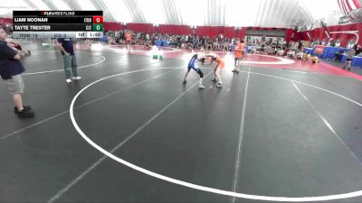 126 lbs Round 3 (8 Team) - Liam Noonan, Illinois Top Dawgs Navy vs Tayte Trester, Cambridge-Isanti White