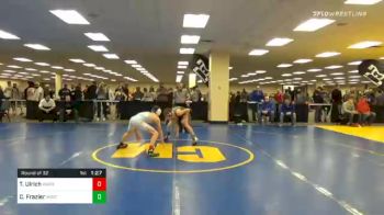 107 lbs Prelims - Tyler Ulrich, Warrior Run vs Colton Frazier, North Star