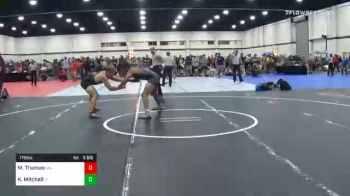 170 lbs Consolation - Mark Thomas, MA vs Khalil Mitchell, FL