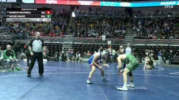 1A-138 lbs Champ. Round 1 - Korbyn Maxwell, Interstate 35 vs Jacob Vance, Osage