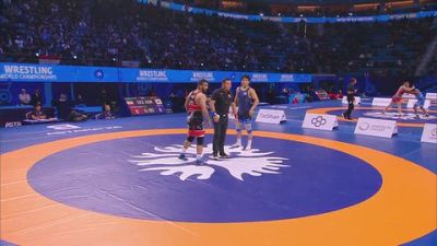 97 kg Qualif. - Hassan Yazdani, Iran vs Pureun Kim, Korea