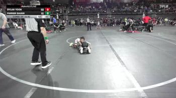 50 lbs Consi Of 16 #2 - Dylan Yoon, Red Nose vs Parker Sauer, All I See Is Gold Academy