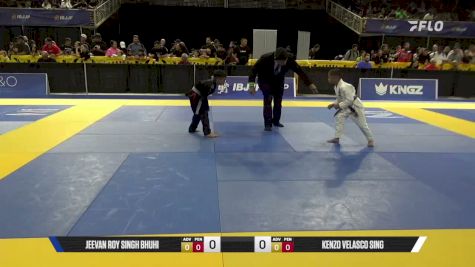Kenzo Velasco Sing vs Jeevan Roy Singh Bhuhi 2026 Pan Kids Jiu-Jitsu IBJJF Championship