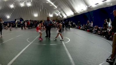 96 lbs Round 7 (10 Team) - Luka Zollars, Neighborhood vs Jordyn Jimenez, Michigan Gold Pittbulls