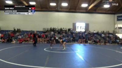 131 lbs Cons. Round 3 - Sara Vela, Unattached vs Lastevia Muir, Menlo Oak Squad