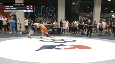 71 kg Champ. Rd Of 64 - Allen Diaz, MWC Wrestling Academy vs Aiden Arnett, Izzy Style Wrestling