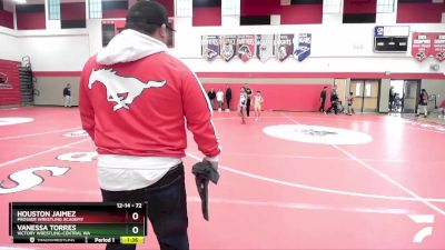 72 lbs Round 1 - Houston Jaimez, Prosser Wrestling Academy vs Vanessa Torres, Victory Wrestling-Central WA