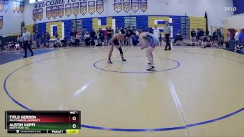 138 lbs 1st Place Match - Titus Herron, Palm Harbor University vs AUSTIN NAPPI, North Port H.S.