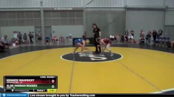 127 lbs Semis & 1st Wrestleback (8 Team) - Kennedi Wahmhoff, Michigan Red vs Elsie Hannah Rogers, Iowa