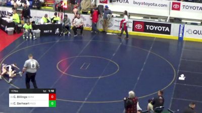 117 lbs Round Of 64 - Carter Billings, Berwick vs Chris Gerheart, Pocono Mtn East