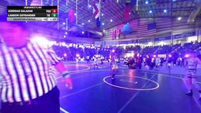116 lbs Quarterfinal - Jorrdan Salazar, Pueblo East vs Landon Ostrander, The Best Wreslter