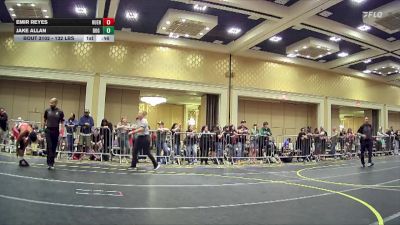 132 lbs Consi Of 64 #2 - Emir Reyes, Hueneme HS vs Jake Allan, Dog Pound