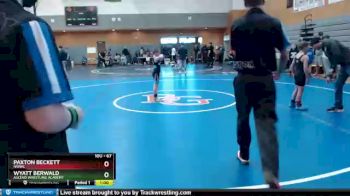 67 lbs Quarterfinal - Paxton Beckett, NWWC vs Wyatt Berwald, Ascend Wrestling Academy