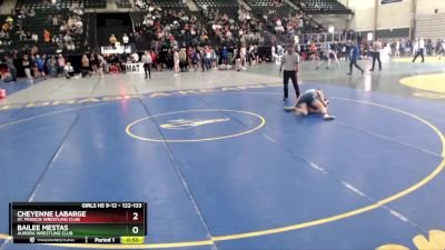 122-133 lbs Semifinal - Cheyenne LaBarge, St. Francis Wrestling Club vs Bailee Mestas, Aurora Wrestling Club