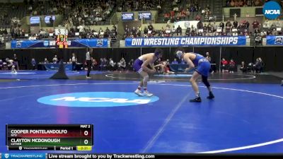 157 lbs 3rd Place Match - Clayton McDonough, Luther vs Cooper Pontelandolfo, NYU