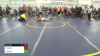 132-E Mats 1-5 10:30am lbs Round Of 32 - Colton Russell, OH vs Aiden Beimel, PA