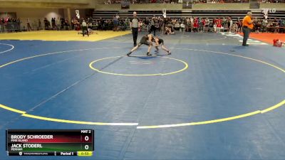 70 lbs Cons. Round 2 - Jack Stoderl, Perham vs Brody Schroeder, Pine Island