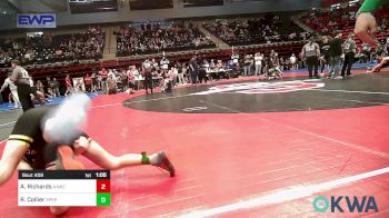 76 lbs Quarterfinal - Asher Richards, ALL AMERICAN WRESTLING CLUB vs Ryker Collier, Sperry Wrestling Club