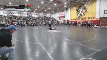 106 lbs Cons. Round 5 - Dom Sindone, Dundee vs Bennett Wachter, Elyria