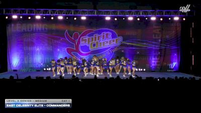 East Celebrity Elite - Commanders [2026 L3 Senior - Medium Day 1] 2026 Spirit Cheer Grand Nationals