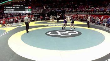 D1-215 lbs Cons. Round 2 - Cohen Reip, Lak. East vs Jackson Phillips, Barberton