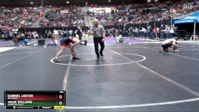 144 lbs Champ. Round 2 - Wade Williams, American Falls vs Gabriel Liester, Hillcrest