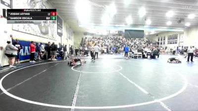 126 lbs Quarterfinal - Josiah Leyvas, La Serna vs Samson Escala, Mayfair