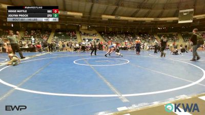 140 lbs Semifinal - Ridge Nuttle, Woodland Wrestling Club vs Jolynn Prock, Sperry Wrestling Club