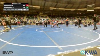 140 lbs Semifinal - Ridge Nuttle, Woodland Wrestling Club vs Jolynn Prock, Sperry Wrestling Club