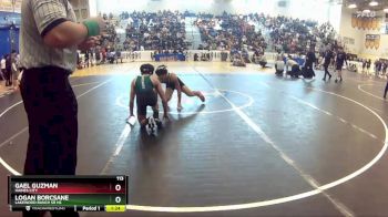 113 lbs Champ. Round 1 - Gael Guzman, Haines City vs Logan Borcsane, Lakewood Ranch Sr Hs