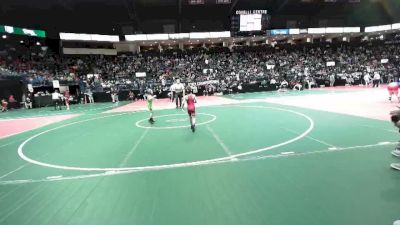 50 lbs Quarterfinal - Parx Short, DWC3 vs Asher Haugen, BVAA