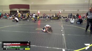 72 lbs Round 2 (6 Team) - Brookson Marksbury, Copperheads vs Brycen Kothenbeutel, Team Gotcha